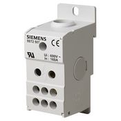 Распределительный блок Siemens 1-пол.,160A, 690V, ввод: 1X10-70мм2, выход: 6X2,5-16мм2 на din рейку