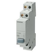 Кнопочный выключатель Siemens, без фиксации , 20А, 400V AC, 1 н.о. + 1 н.з., зеленая кнопка