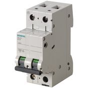 Автоматический выключатель Siemens C1 A / 1+N пол. / 4,5 k A / 2 модуля / 5SL3501-7