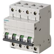 Автоматический выключатель Siemens B6 A / 3+N пол. / 4,5 k A / 4 модуля / 5SL3606-6
