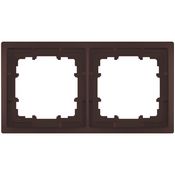 Рамка двухместная  SIEMENS DELTA STYLE Chocolate / 5TG1322-0CH