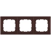 Рамка трехместная  SIEMENS DELTA STYLE Chocolate / 5TG1323-0CH