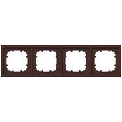 Рамка четырехместная  SIEMENS DELTA STYLE Chocolate / 5TG1324-0CH