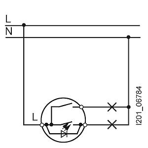 Схема подключения двухклавишного выключателя Siemens
