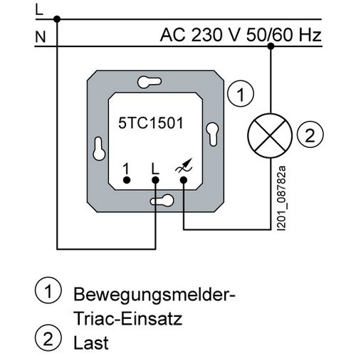Схема подключения датчика движения Siemens