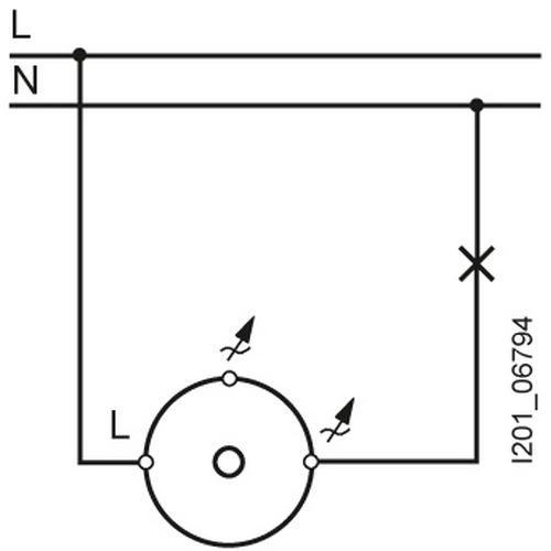 Схема подключения светорегулятора Siemens 5TC8257